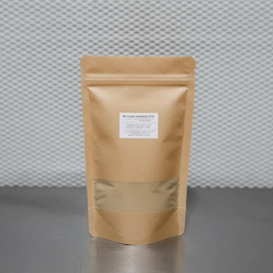 Malzextrakt-Agar Pulver (MEA) Verpackung in braunem Beutel für die Herstellung von Nährböden im Labor.