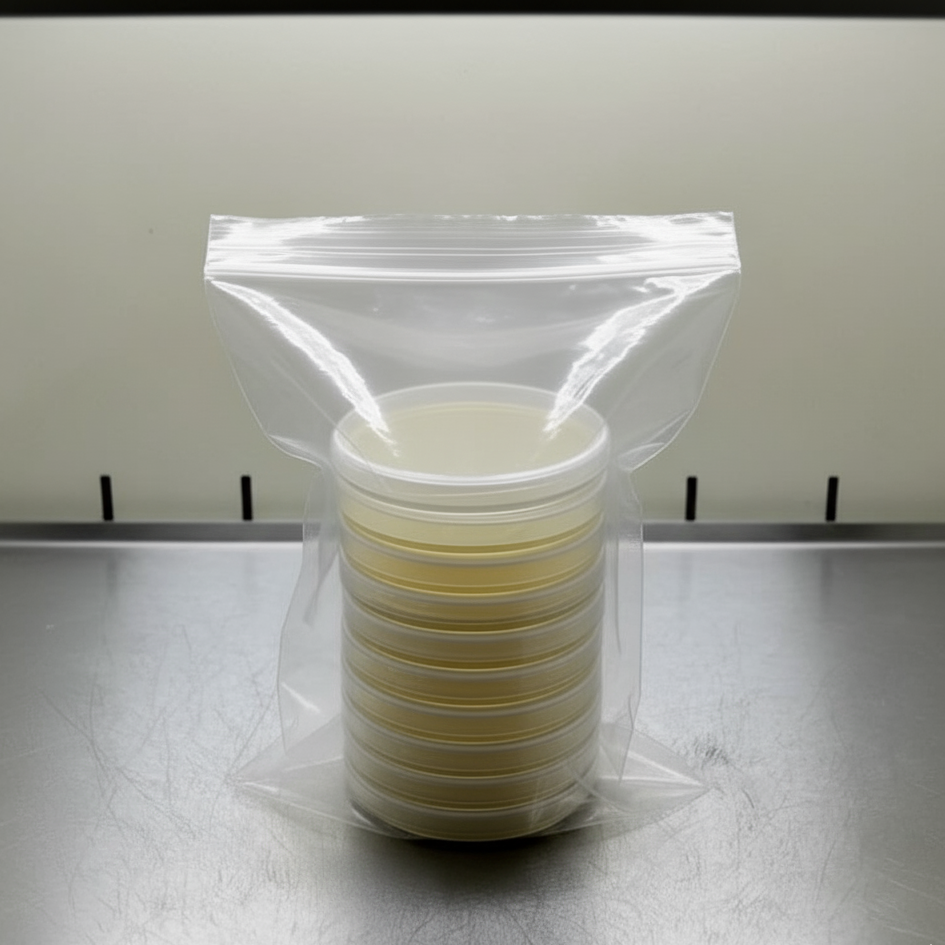 Antibiotischer Malzextrakt-Agar - Nährboden in Petrischalen - 90x14 (mm) - 5 Stück