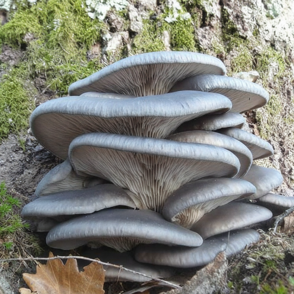 Mycelspritze 10 ml - Pleurotus ostreatus var. columbinus MG1010 | Blauer Austernseitling - Blue Oyster