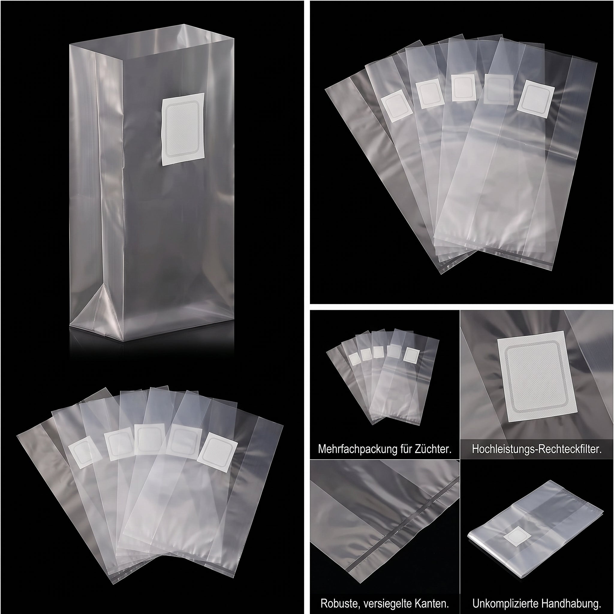 Unicorn Bags XLS-B (Fruiting) - 5 µm Filterbeutel für Substrat